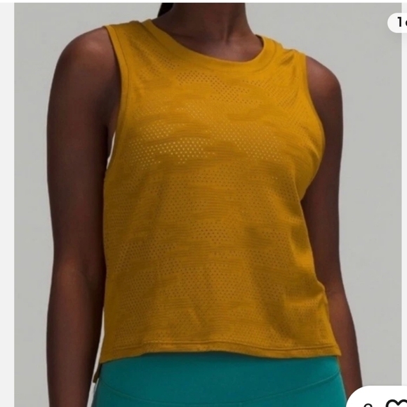 lululemon athletica Train To Be Tank Top Gold Spice - Picture 1 of 5